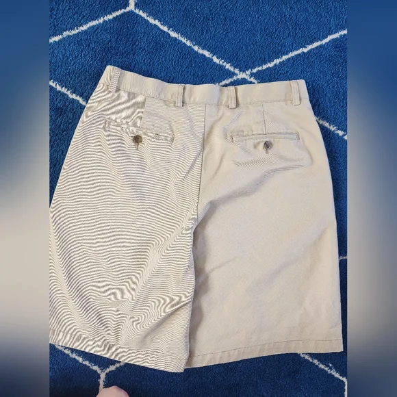 Nordstrom Stain Resistant Chino Style Shorts Khaki/34w - Picture 6 of 8